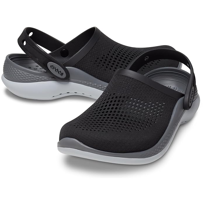 Unisex Crocs LiteRide™ 360 Clog, Black and Slate Grey
