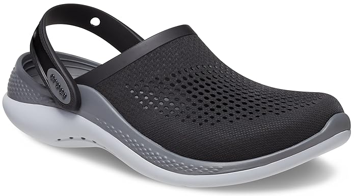Unisex Crocs LiteRide™ 360 Clog, Black and Slate Grey